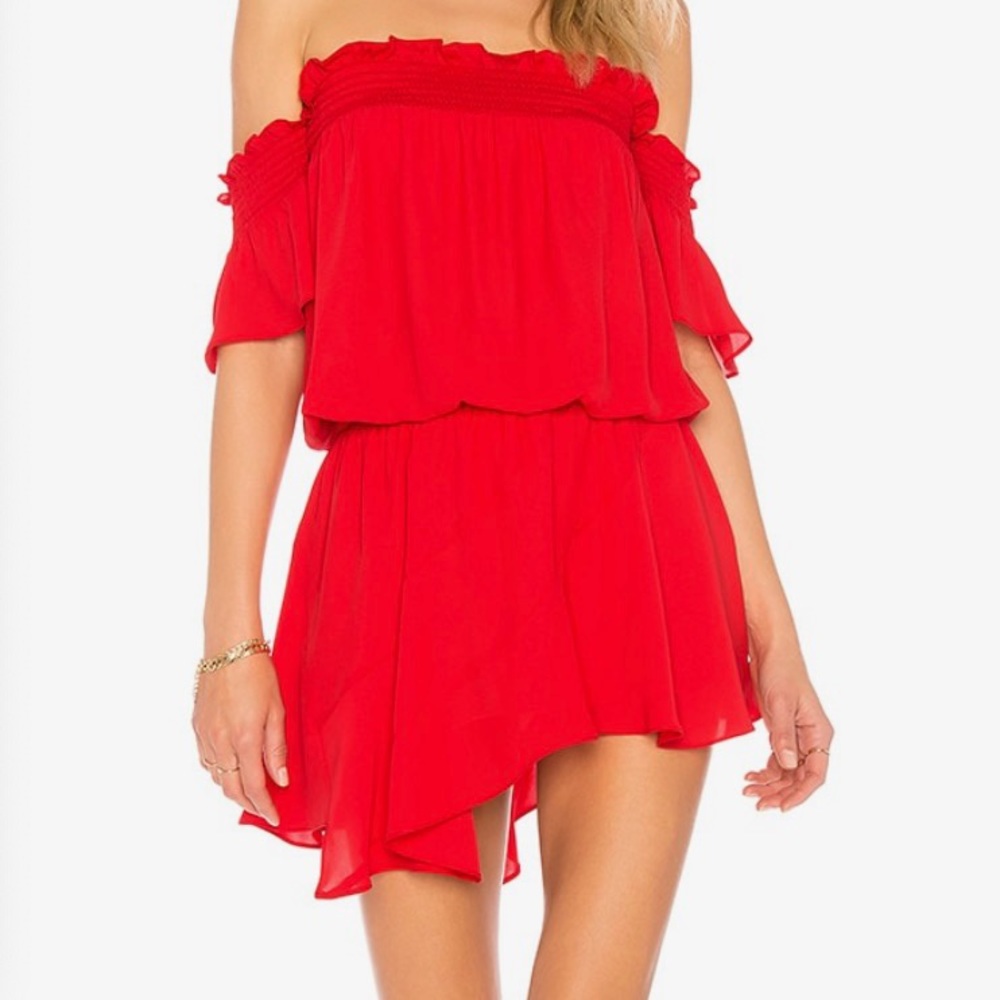 Amanda Uprichard Women’s Red Ariella Dress